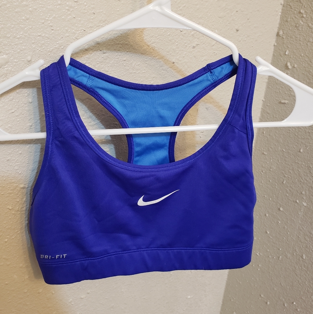 Purple Nike Dri Fit Sports Bra